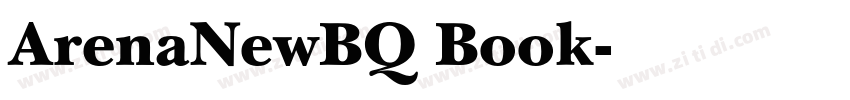 ArenaNewBQ Book字体转换